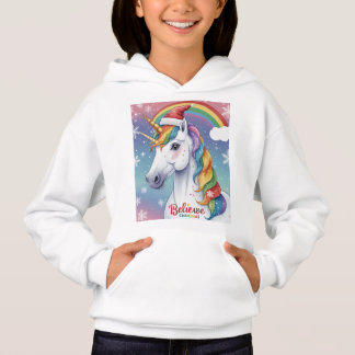 Einhorn Weihnachtsmagie Hoodie