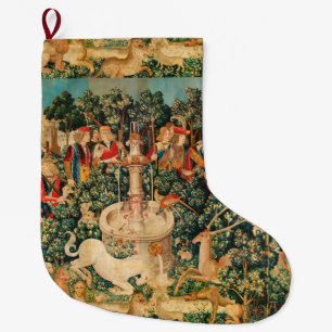 EINHORN WIRD GEFUNDEN,/Brunnen und andere Tiere Großer Weihnachtsstrumpf
