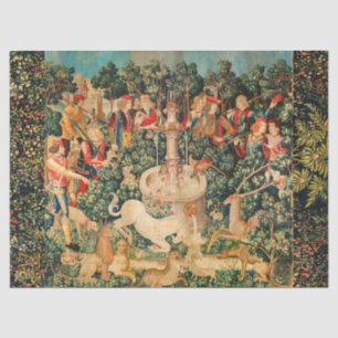 EINHORN WIRD GEFUNDEN,/Brunnen und andere Tiere Seidenpapier