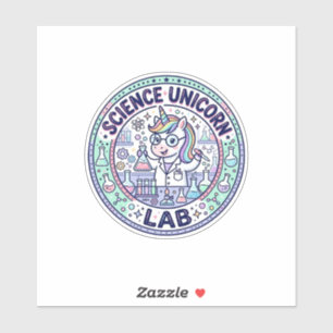 Einhorn Wissenschaft Einhorn Labor POD Fertige App Aufkleber