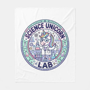 Einhorn Wissenschaft Einhorn Labor POD Fertige App Fleecedecke