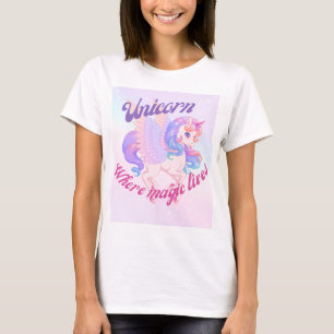 Einhorn, wo die Magie lebt T-Shirt
