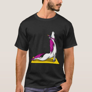 Einhorn-Yoga-Workout T-Shirt