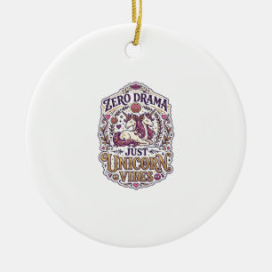 Einhorn Zero Drama Nur Einhorn Stimmung Stylisch W Keramik Ornament