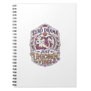 Einhorn Zero Drama Nur Einhorn Stimmung Stylisch W Notizblock