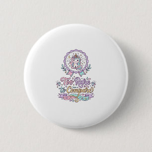 Einhorn zu selten, um süßes Pastell-T-Shirt zu ver Button