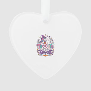 Einhorn zu süß zum Erschrecken Buntes Marktplatz-K Ornament
