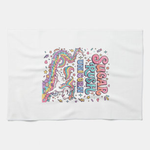 Einhorn Zuckerrausch Einhorn Kawaii Marktplatz Kun Geschirrtuch