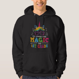 Einhorn zur Einschulung in die 1. Klasse, erster S Hoodie