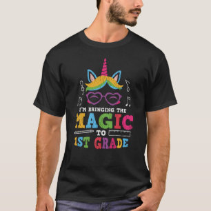 Einhorn zur Einschulung in die 1. Klasse, erster S T-Shirt