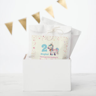 Einhorn Zwei Magische 2. Geburtstagsfeier Geschenktütchen
