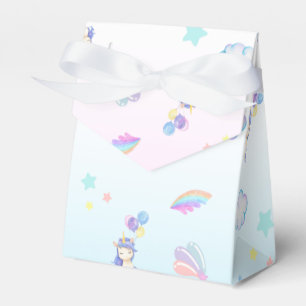 Einhornballon Regenbogengradientengeburt Geburtsta Geschenkschachtel