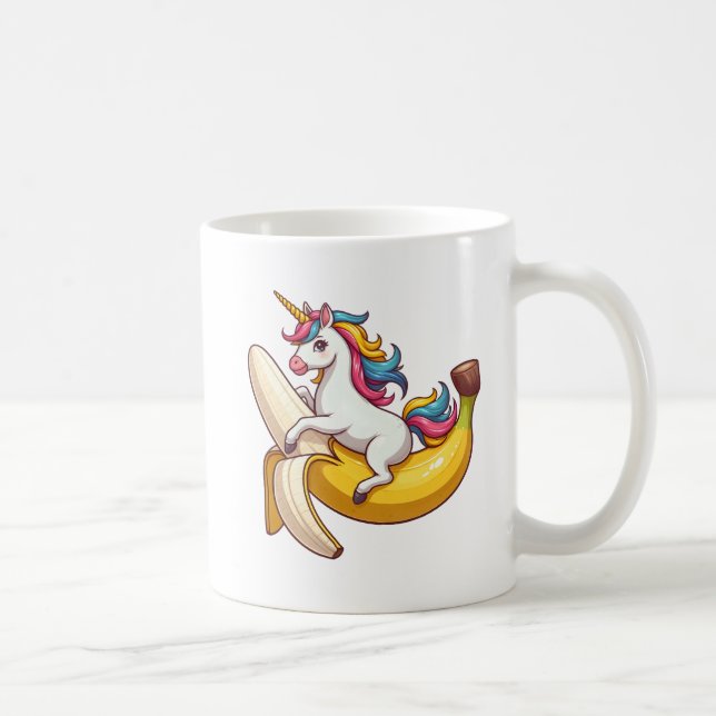 Einhornbanane Kaffeetasse (Rechts)