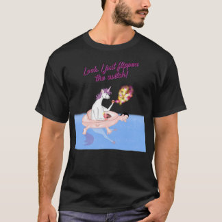 Einhornbecken Hipster lustige Reben T-Shirt
