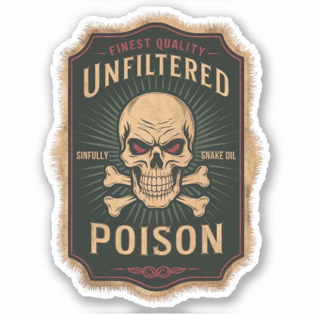 Einhornblutkleber des Mondlichts Aufkleber (Vorderseite)