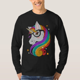 Einhornbrille Magische Fantasy-Tier-Einhörner Mich T-Shirt