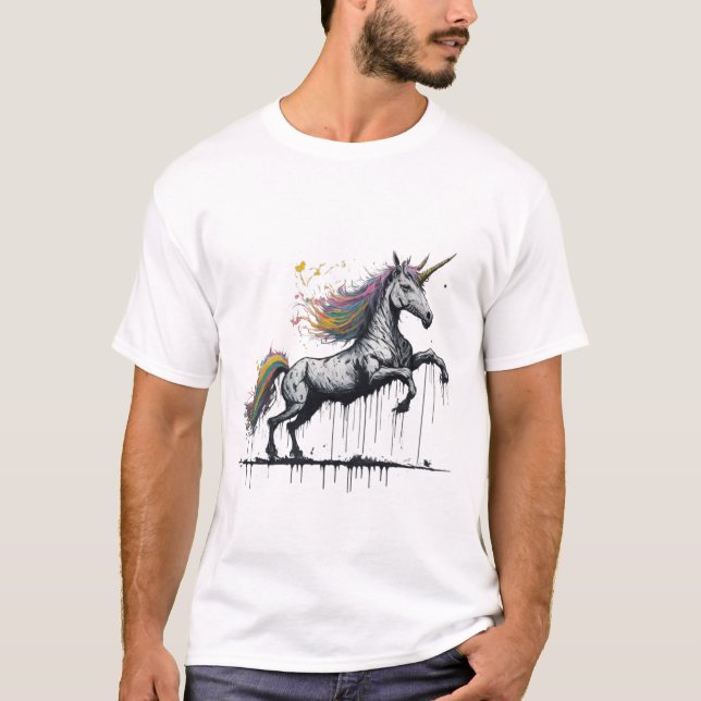 Einhornende T-Shirts (Vorderseite)