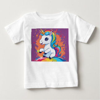 Einhornende Träume und magische Träume Baby T-shirt