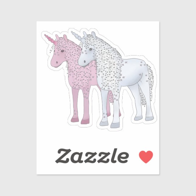 Einhörner Aufkleber (Blatt)