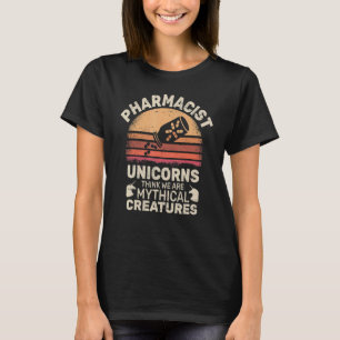 Einhörner denken Apotheke Apotheker Apotheker vint T-Shirt