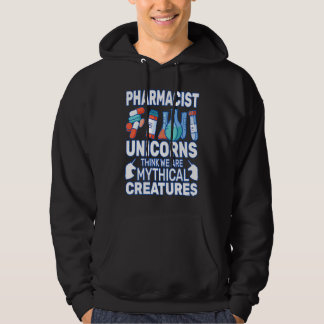 Einhörner denken Apotheker Apotheke Frau Hoodie
