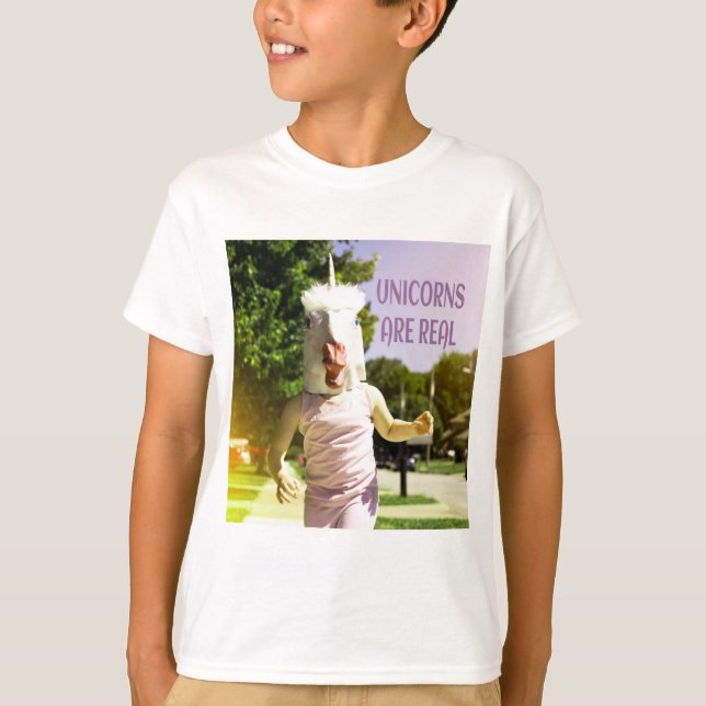 Einhörner sind echt lustiger Spaß T-Shirt (Vorderseite)