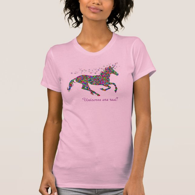 Einhörner sind wirklich! T-Shirt (Vorderseite)