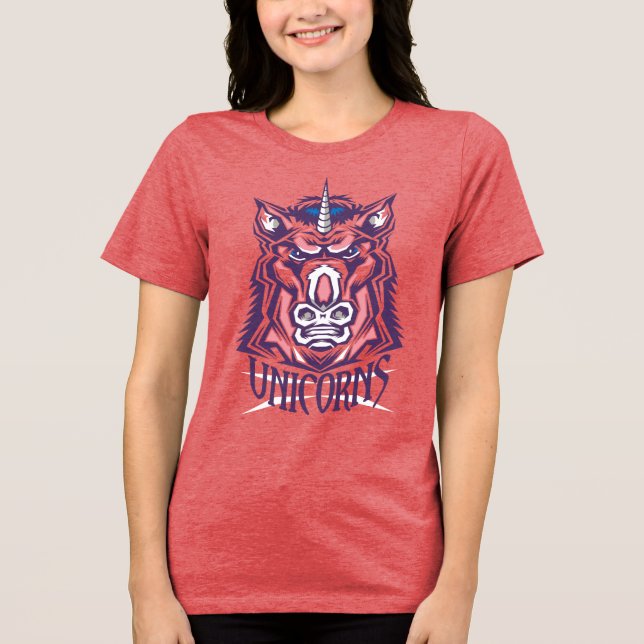 EINHÖRNER Tri-Blend SHIRT (Vorderseite)