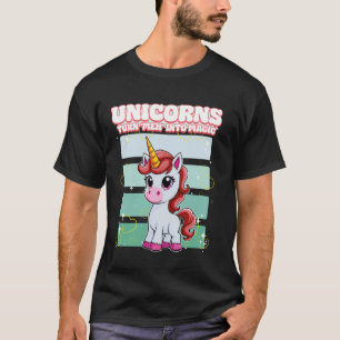 Einhörner verwandeln Meh in magische Einhörner T-Shirt