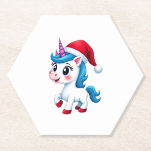 Einhörner Weihnachten_Santa Claus Einhorn Tank Top Untersetzer