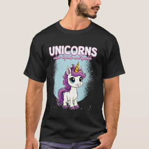 Einhörner, wo Legenden Glanz treffen Einhorn T-Shirt