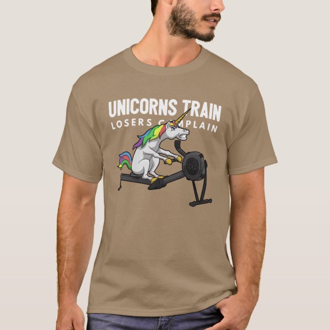 Einhörnerregen lustig T-Shirt (Vorderseite)