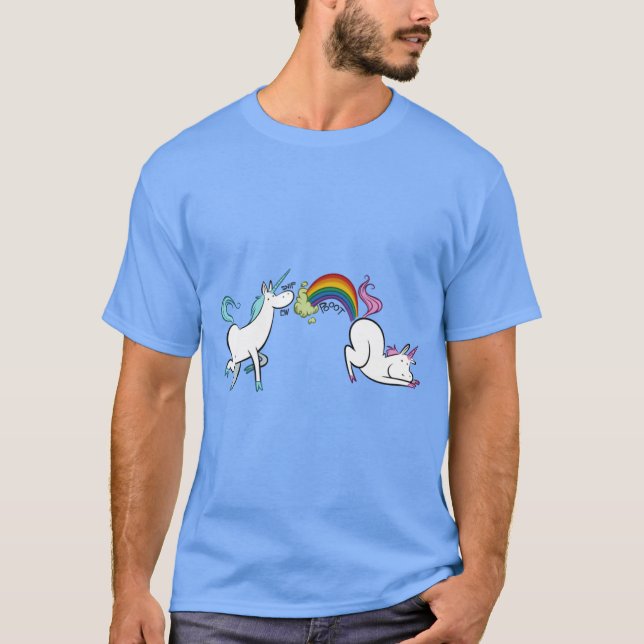 Einhornfurz Mädchen T-Shirt (Vorderseite)