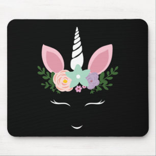 Einhorngesichtsauge Halloween-Kostüm mit Durchflus Mousepad