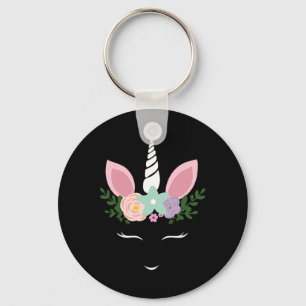 Einhorngesichtsauge Halloween-Kostüm mit Durchflus Schlüsselanhänger