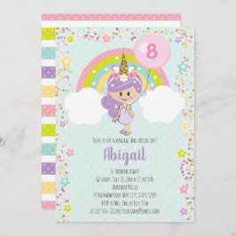 EinhornGirl zum Geburtstag Einladungen jeden Alter