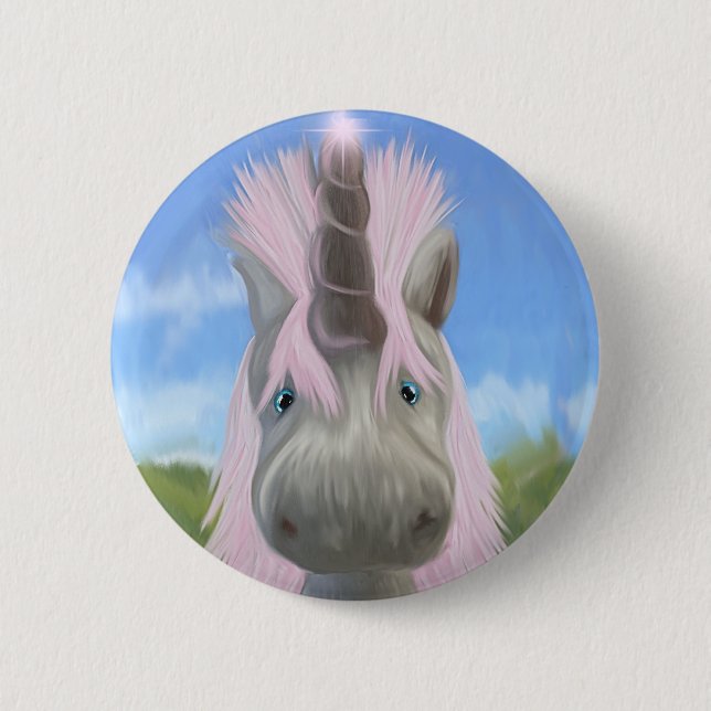 Einhornglühen Button (Vorderseite)