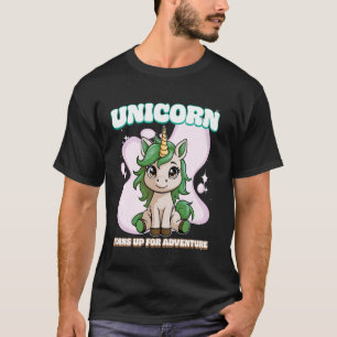 Einhornhörner für Abenteuer-Einhorn T-Shirt