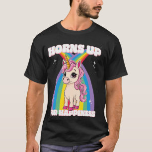 Einhornhörner für das Glück Einhorn T-Shirt