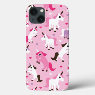 Einhornillustration scherzt Hintergrund Case-Mate iPhone Hülle