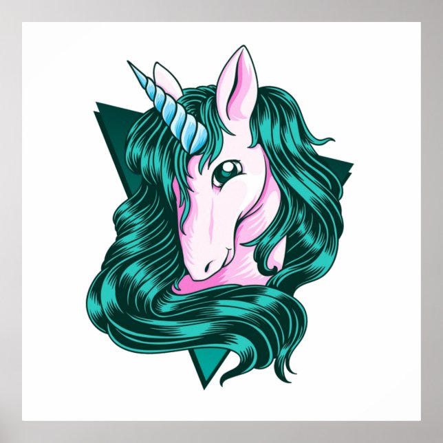 Einhornklammer Poster (Vorne)
