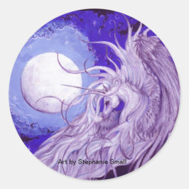 Einhornkleber Runder Aufkleber