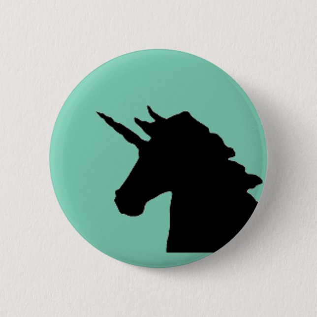 Einhornknopf Button (Vorderseite)