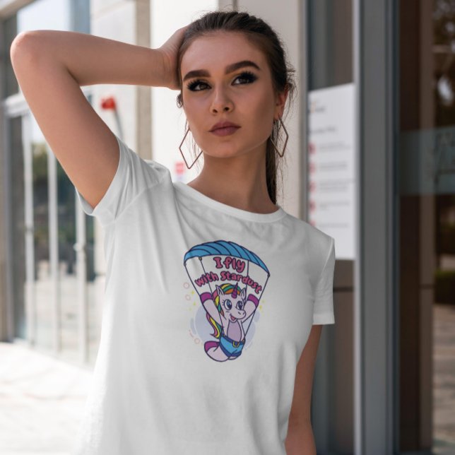 Einhornkreaturparagliding T-Shirt (Von Creator hochgeladen)