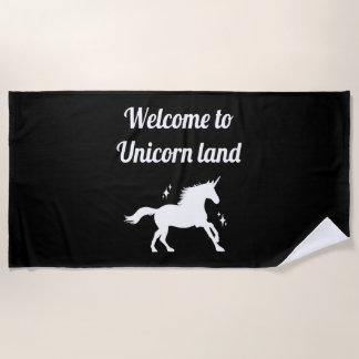 Einhornland Strandtuch