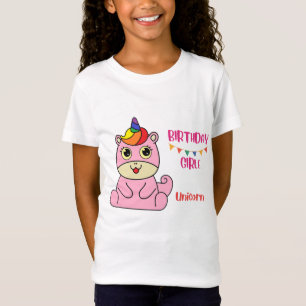 Einhornmädchen Geburtstag, Kleinkind Geburtstag T-Shirt