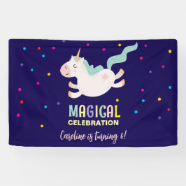 Einhornmagie Geburtstagskinder Banner