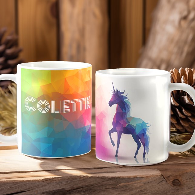 Einhornmagie - Personalisiert Kaffeetasse (Von Creator hochgeladen)