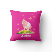 Einhornname Kinderzimmer Kinder Zimmerdekor Rosa