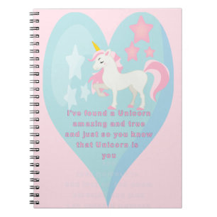 Einhornnotizbuch Notizblock